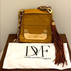 DVF Ostrich Leather mini bag 💼